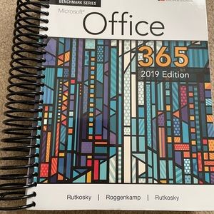 Microsoft Office 365 college textbook.